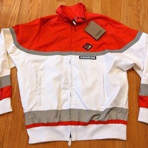 Men's Burberry Icon Stripe Colorblock Track Jacket